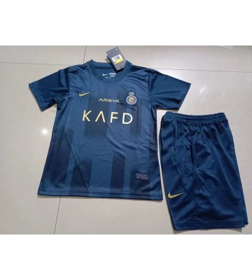 Maillot de foot Al-Nassr Extérieur enfant 2023-24 Manches Courte (+ pantalon court)